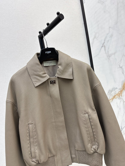 25fw leather jacket