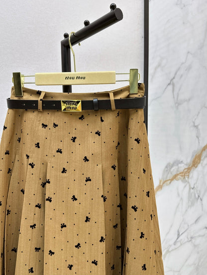 25fw jacquard skirt