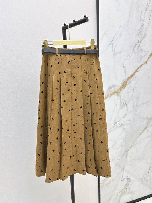 25fw jacquard skirt