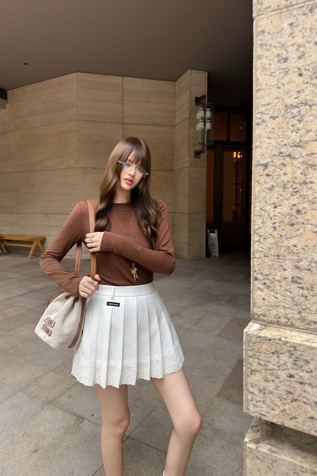 25fw pleated skirt