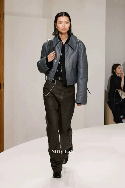 25fw leather jacket