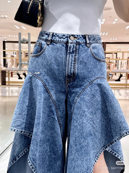 25fw ruffles jeans